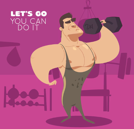 Confident person finishing a gym workout feeling accomplished